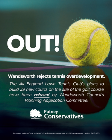 Tennis Club overdevelopment stopped... for now.